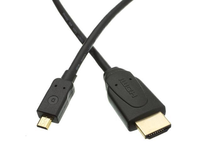 Cable Wholesale HDMI to Micro HDMI Cable High Speed w/ Ethernet - 10 ft