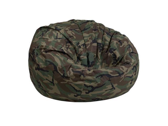 Photos - Chair Flash Furniture Oversized Camouflage Bean Bag  for Kids and Adults 889142194255 