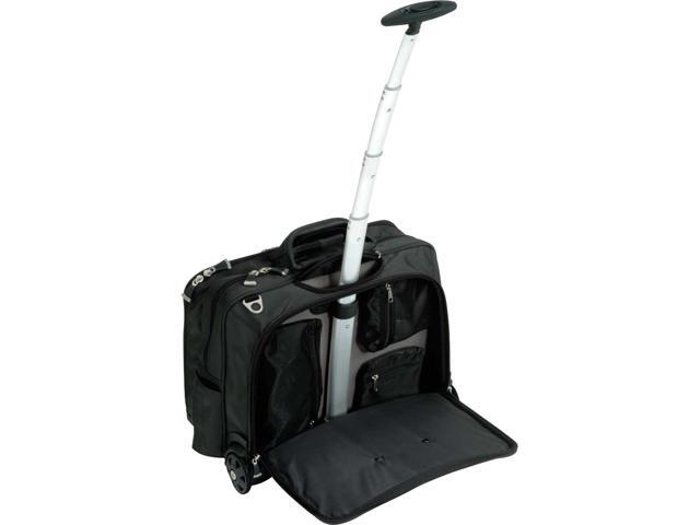 Kensington - 17" Nylon Rolling Laptop Bag - Black - image 12