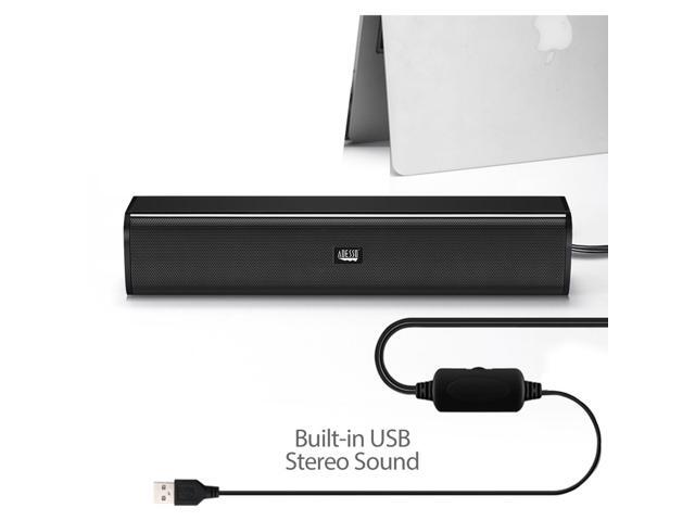 Adesso USB-Powered Multimedia Soundbar, 5W x 2 - image 4