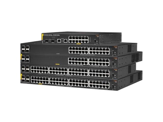 Aruba 6100 Ethernet Switch - 12 Ports - Manageable - 2 Layer Supported - Modular - 139 W PoE Budget - Optical Fiber, Twisted Pair - PoE Ports - 1U...
