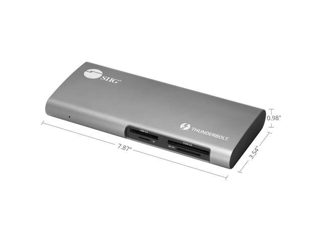 SIIG Thunderbolt 3 to Dual 4K Monitor Docking Station with PD JUDK0G11S1