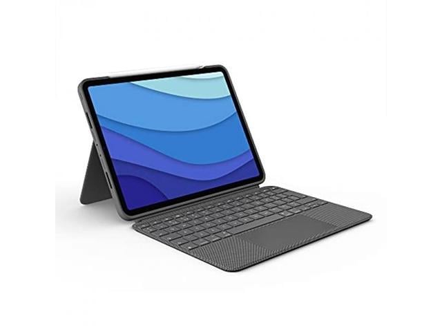 Logitech Combo Touch iPad Pro 11-inch (1st, 2nd, 3rd, 4th gen - 2018, 2020, 2021, 2022) Keyboard Case - Detachable Backlit Keyboard, Click-Anywhere.