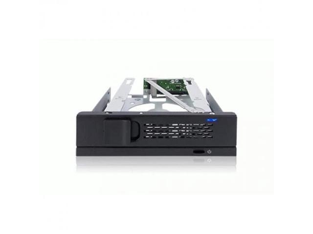 Icy Dock MB171SP-1B Tray-less 3.5' SAS/SATA HDD Mobile Rack Enclosure for 5.25' Bay TurboSwap
