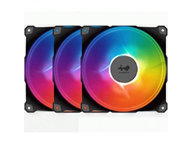 inwin jupiter aj140 addressable rgb triple fan kit 140mm high performance cooling computer case fan cooling with control (aj140