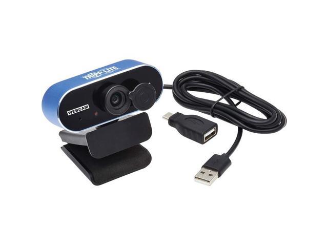 Tripp Lite USB Webcam w Microphone for Laptops & Desktop PCs AWC002