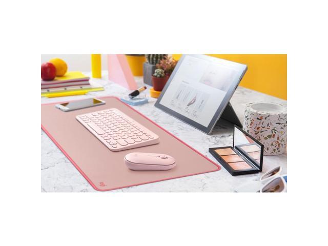 Logitech - Desk Mat Studio Series Extended Mouse Pad with Spill-resistant Durable Design (Large) - Darker Rose - image 8