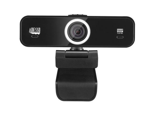 Adesso 1080p Full HD Fixed Focus USB Webcam with Adjustable View Angle Built-In & Dual Microphones - image 7