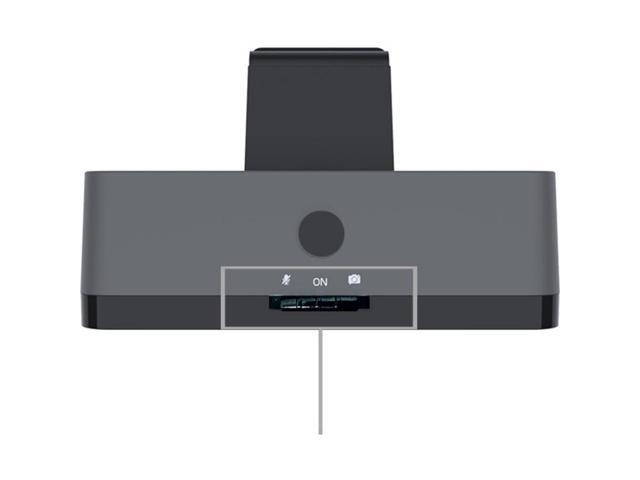 Adesso 1080p Full HD Fixed Focus USB Webcam with Adjustable View Angle Built-In & Dual Microphones - image 5