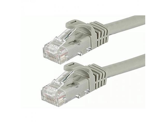 Monoprice Cat6 Ethernet Patch Cable - 20 Feet - Gray - Network Internet Cord - RJ45, Stranded, 550Mhz, UTP, Pure Bare Copper Wire, 24AWG -...