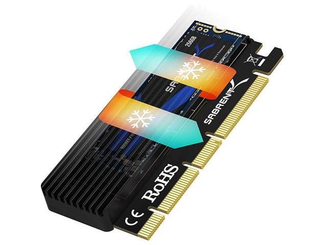 Sabrent NVMe M.2 SSD to PCIe Adapter Card with Aluminum Heatsink - image 12