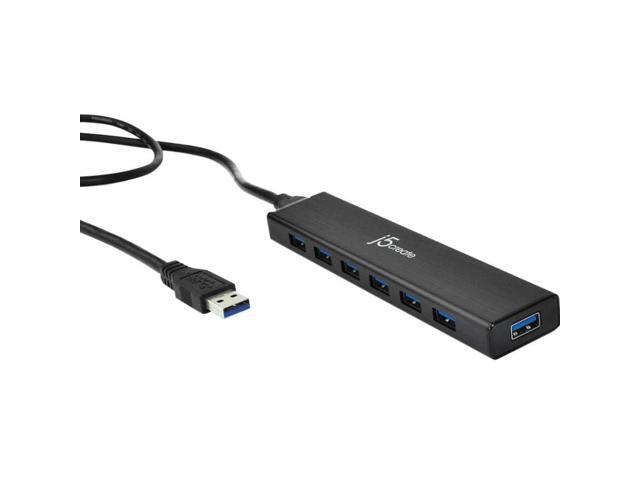 j5create - USB 3.0 7-Port HUB - Black - image 12