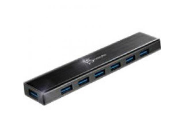 j5create - USB 3.0 7-Port HUB - Black - image 11