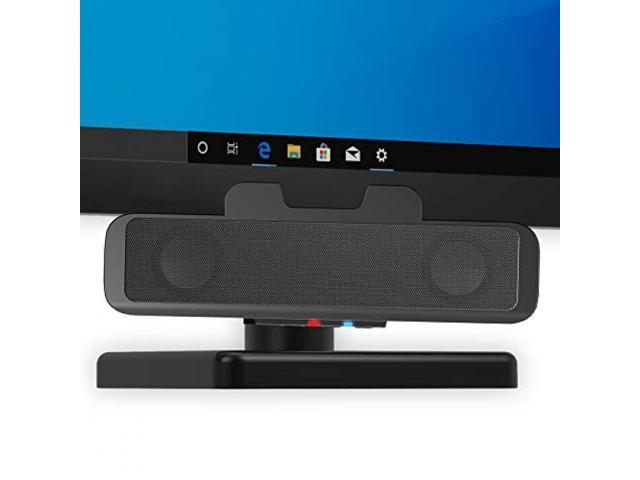 Cyber Acoustics USB and Bluetooth Speaker Bar with Integrated Monitor Mount (CA-2890BT)