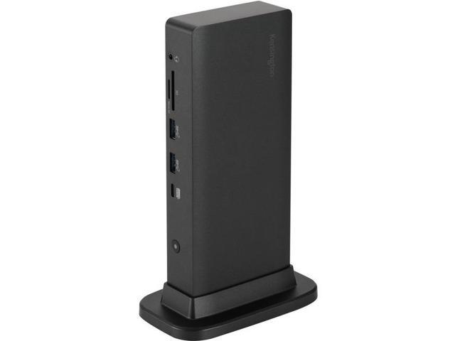 kensington sd4849pv usb-c 10gbps triple video driverless docking station - 100w pd - sd & micro sd card readers, dp++/hdmi/vga - windows (k37060na)