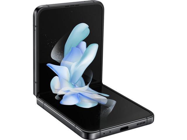 SAMSUNG Galaxy Z Flip 4 Cell Phone, Factory Unlocked Android Smartphone, 128GB, Flex Mode, Hands Free Camera, Compact, Foldable Design, Informative...