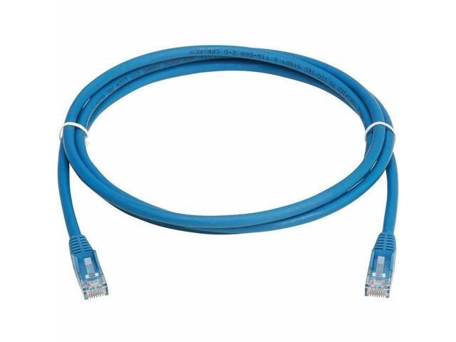 Cat6 Gigabit Snagless Molded UTP Ethernet Cable (RJ45 M/M), PoE, LSZH, Blue, 2 m - 6.56 ft Category 6 Network Cable for Network Device, PoE Device,...