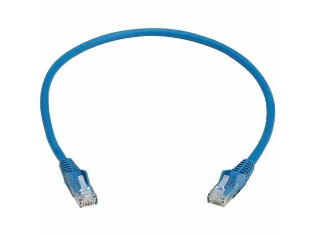 Tripp Lite Cat6 Gigabit Snagless Molded UTP Ethernet Cable (RJ45 M/M), PoE, LSZH, Blue, 0.5 - 6' Category 6 Network Cable for Network Device,...