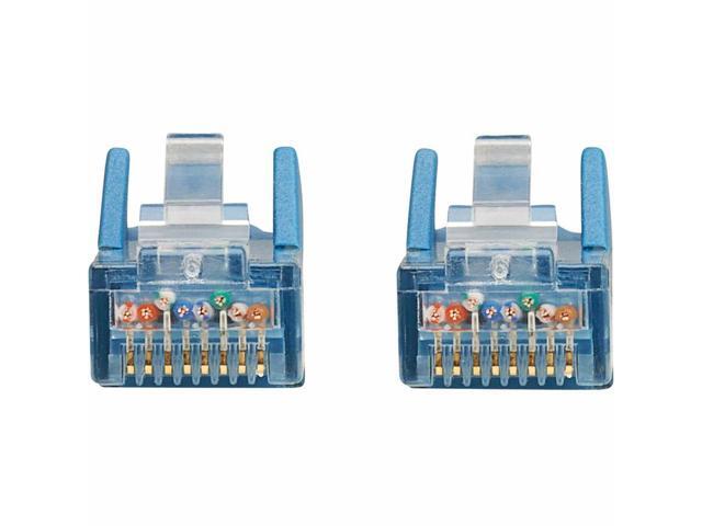 Tripp Lite Cat6 Gigabit Snagless Molded UTP Ethernet Cable (RJ45 M/M), PoE, LSZH, Blue, 0.5 - 6' Category 6 Network Cable for Network Device,...