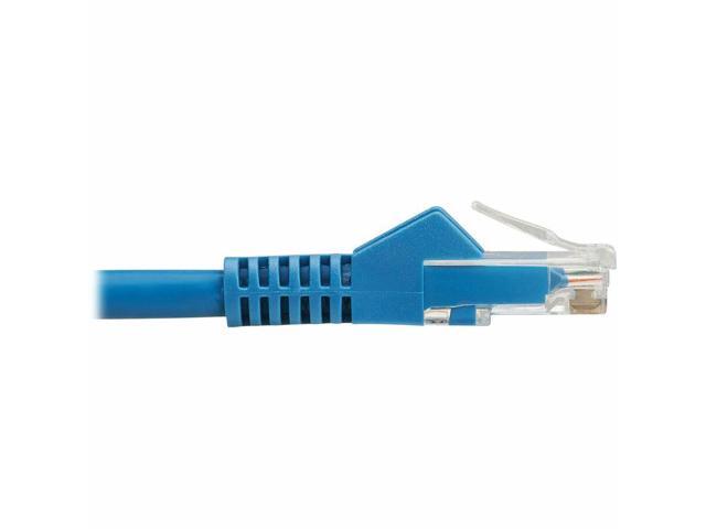 Tripp Lite Cat6 Gigabit Snagless Molded UTP Ethernet Cable (RJ45 M/M), PoE, LSZH, Blue, 0.5 - 6' Category 6 Network Cable for Network Device,...