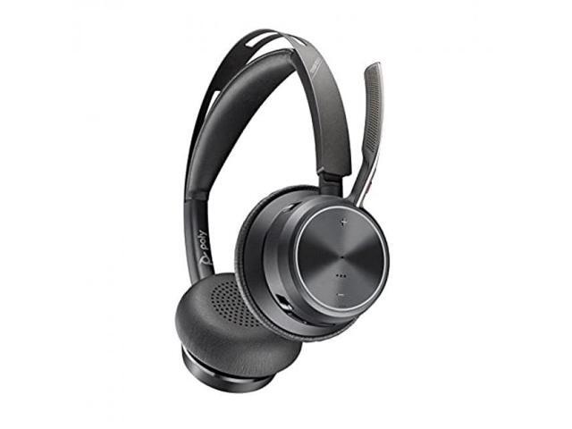 Poly Voyager Focus 2-M Microsoft Teams Certified With Charge Stand Headset - Google Assistant, Siri - Stereo - USB Type C - Wired/Wireless - Bluetooth