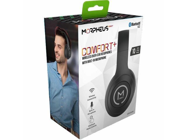 Morpheus 360 Comfort Plus Wireless Over-Ear Headphones - Bluetooth Headset with Microphone - 10H Playtime - HP6500L (Blue)