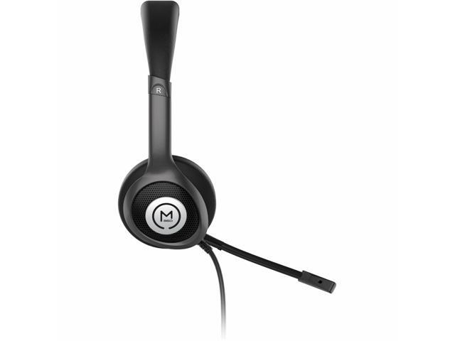 Morpheus 360 Connect USB Stereo Headset with Boom Microphone - Noise Reduction Mic- Protein Leather Ear Cushions - in-Line Volume Controls - Mute...