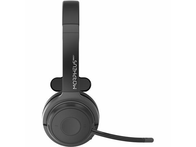Morpheus 360 Advantage Wireless Mono Headset with Detachable Boom Microphone - Bluetooth Headphones - UC Compatible - 20 Hour Playtime - USB A...