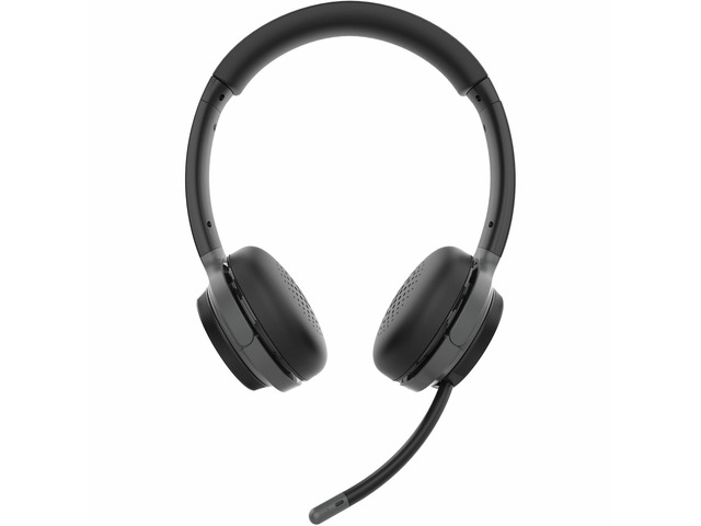 Morpheus 360 Advantage Stereo Wireless Headset with Detachable Boom Microphone - Bluetooth Headphones with 2.4GHz Receiver-Dongle - UC Compatible -...