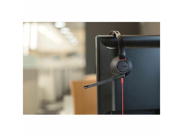Poly Blackwire C5210 USB-C Headset + Inline Cable TAA - Mono - USB Type C, Mini-phone (3.5mm) - Wired - 32 Ohm - 20 Hz - 20 kHz - Over-the-head -...