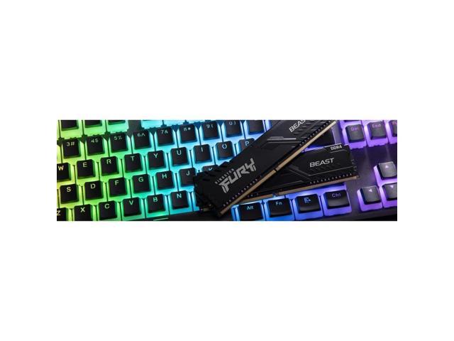 16GB 3200MHz DDR4 CL16 DIMM (Kit of 2) Fury Beast Black