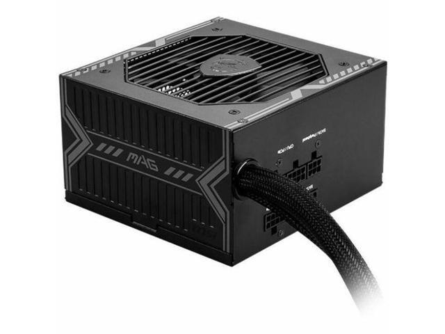 MSI - MAG A650BE 650W Non-Modular 80 Plus Bronze Power Supply - Black - image 4
