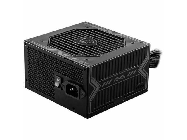 MSI - MAG A650BE 650W Non-Modular 80 Plus Bronze Power Supply - Black - image 3