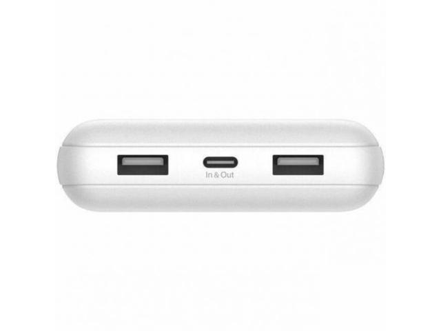 Belkin BoostCharge 20K USB-A & USB-C Power Bank, 15W - White - image 3