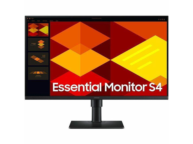 Samsung Essential S4 S27D402GAN 27' Class Full HD LCD Monitor - 16:9 - Black - 27' Viewable - In-plane Switching (IPS) Technology - 1920 x 1080 -...