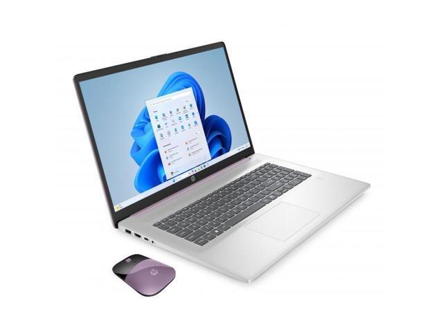 HP 17.3' HD+ Touchscreen Notebook Intel N100 4GB RAM 128GB UFS Winter Lavender + HP Wireless Mouse + One Year M365 Subscription