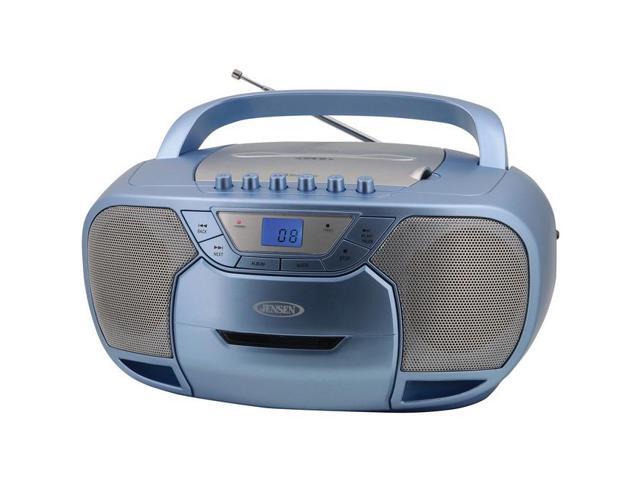 Jensen Bluetooth MP3 Boombox Blue CD-590-BL - image 9