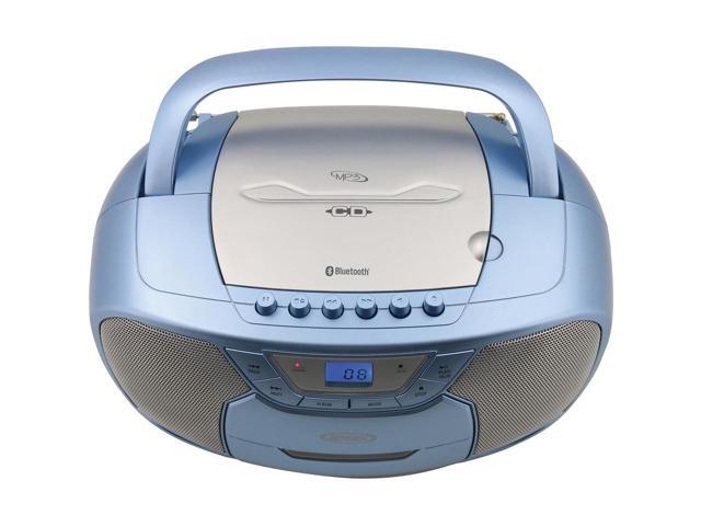 Jensen Bluetooth MP3 Boombox Blue CD-590-BL - image 10