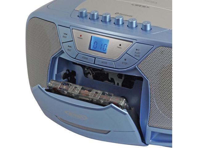 Jensen Bluetooth MP3 Boombox Blue CD-590-BL - image 12