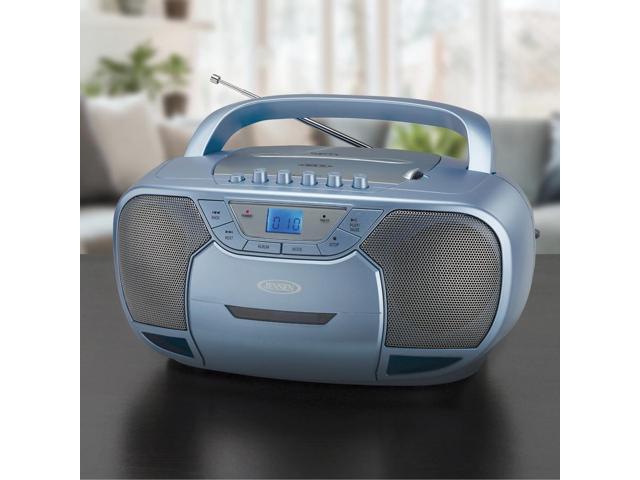 Jensen Bluetooth MP3 Boombox Blue CD-590-BL - image 11