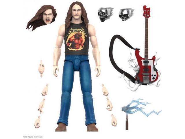 Super7 ULTIMATES! Cliff Burton (Superhero Poster) - 7' Action Figure with Accessories Heavy Metal Collectibles and Retro Toys
