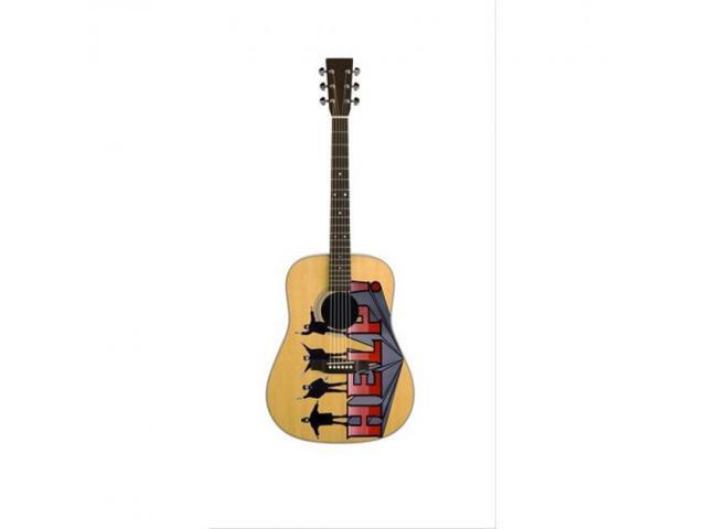 Axe Heaven Fab Four Help! Tribute Mini Acoustic Guitar Replica FF-003