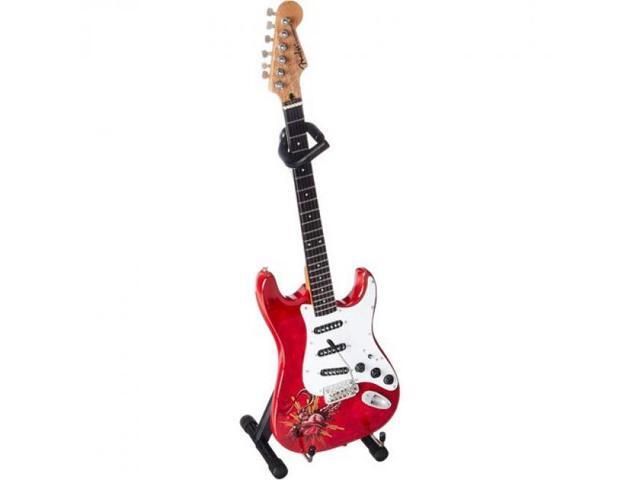 Axe Heaven David Lozeau Fender Strat - Sacred Heart Mini Guitar DL-570