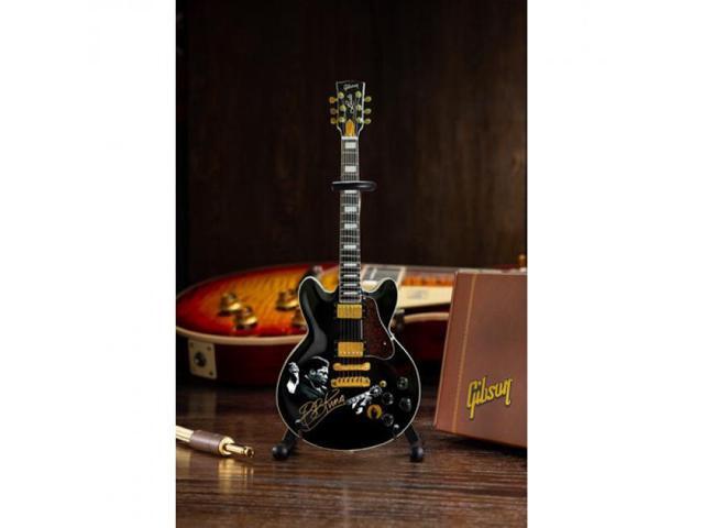 Axe Heaven BB King Gibson Ebony ES-355 Lucille Tribute Mini Guitar Replica Collectible GG-327