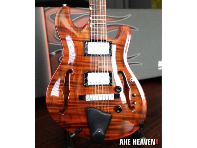 Axe Heaven Trey Anastasio Signature Paul Ocelot Mini Guitar Replica Collectible TA-504