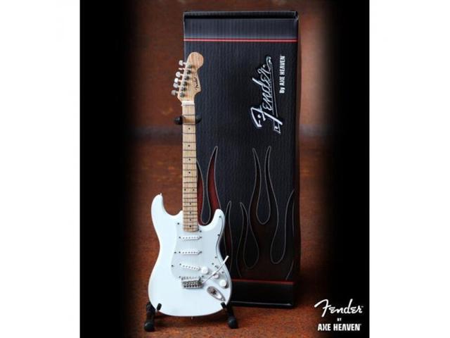 Axe Heaven Fender Stratocaster Olympic White Mini Guitar Replica Collectible FS-008