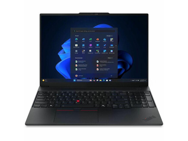 Lenovo ThinkPad E16 Gen 3 21SR0034US 16' Touchscreen Notebook - WUXGA - 60 Hz - Intel Core Ultra 5 225U - 16 GB - 512 GB SSD - English Keyboard -...