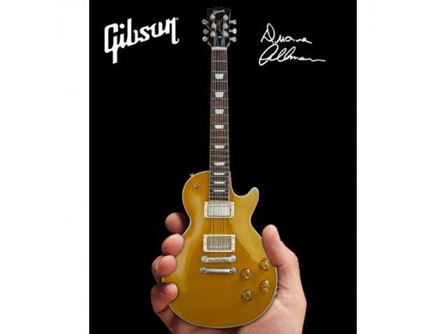 Axe Heaven Duane Allman Gibson 1957 Les Paul Goldtop Mini Guitar Replica Collectible GG-132