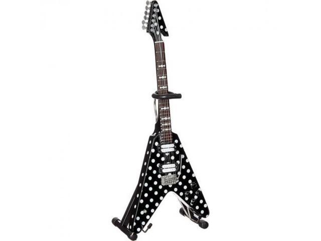 Axe Heaven Harpoon Polka Dot V Mini Guitar Replica Collectible RR-108