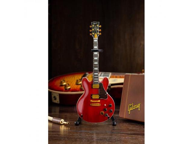 Axe Heaven BB King Gibson Cherry ES-355 Lucille Mini Guitar Replica Collectible GG-326